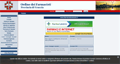 Desktop Screenshot of farmacistivenezia.it